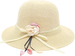 1920s French Bonnet Cap Bucket Fedora Round Bowler Sun Hat Foldable Vintage Women Floral DreStraw Cloche Hat