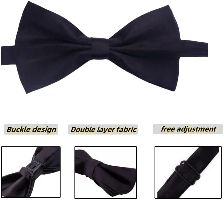 1920s Mens Costume Fedora Hat Gatsby Gangster Accessories Suspenders & Pre Tied Bow Tie