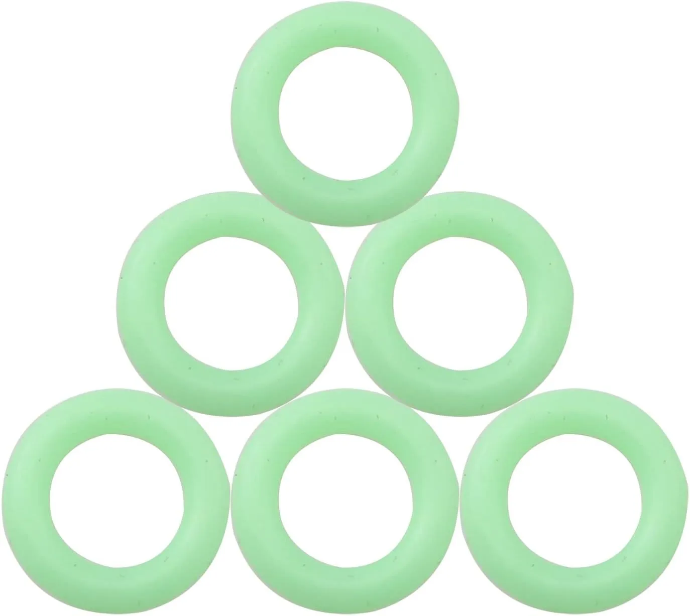 30PCS Tents Accessories Tent Canopy Nail Ring Tent Stakes Ring Fluorescent Glow in The Dark Tent Ring Tent Nail Rings