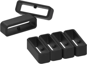 6-Pack Fastener Rings for Garmin Forerunner 35/235/255/265/735XT, for Forerunner 965/955/945/935 Band Keeper, Silicone Replacement Watch Band Loop/Holder/Retainer
