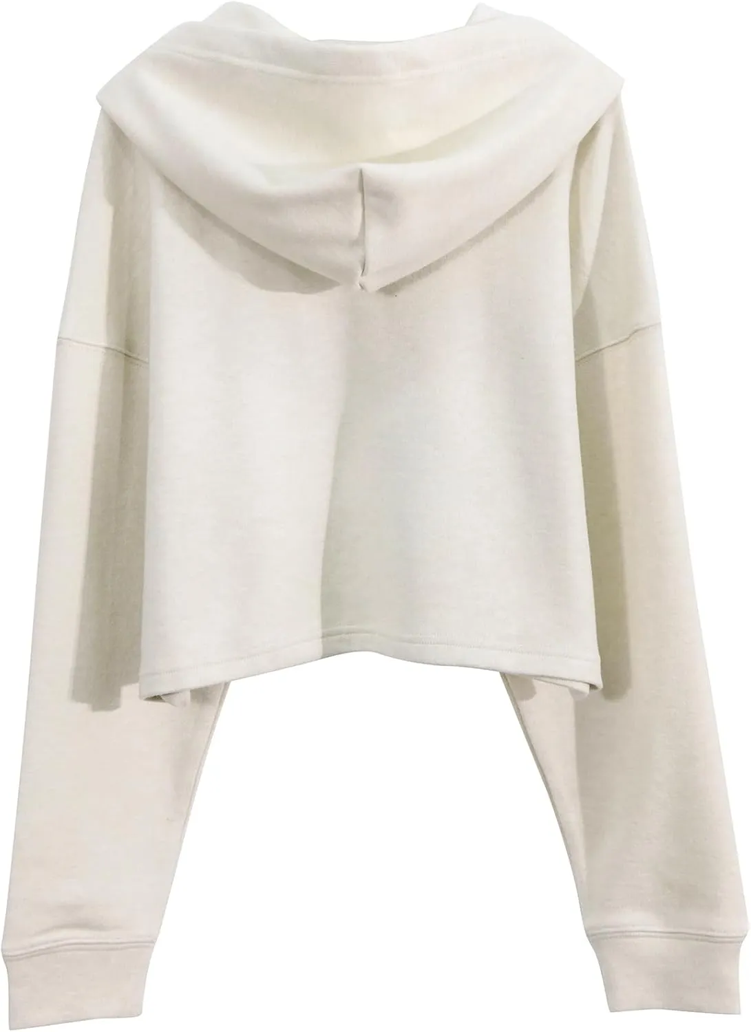 Amazhiyu Womens Cropped Hoodie Casual Long Sleeve Crop Top Sweatshirt with Hood