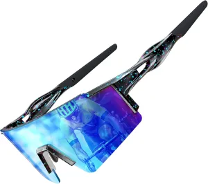 ATTCL Luxury Cycling Sunglasses for Men Women Sports Glasses,UV 400 Protection for Cycling, Skiing, Driving