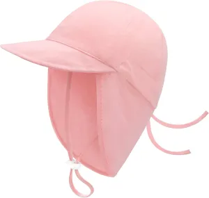 Baby Sun Hat Baby Hats with Neck Flap Infant Sun Hat UPF50  Cotton Toddler Beach Hat Newborn Sun Hat Baby Baseball Cap