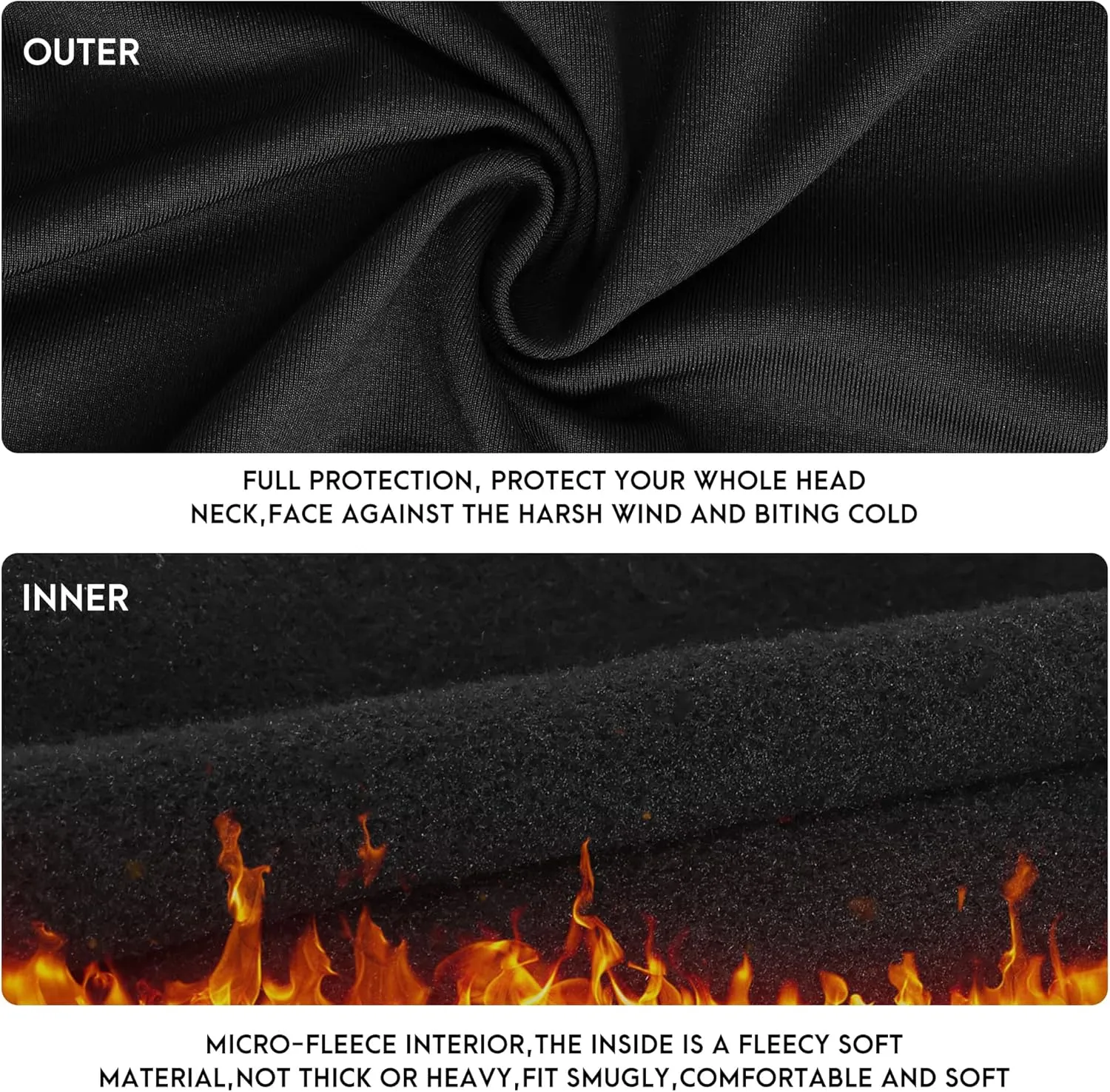Balaclava Ski Mask for Men Cold Weather,Winter Thermal Face Mask Women for Snowboard Motorcycle Cycling