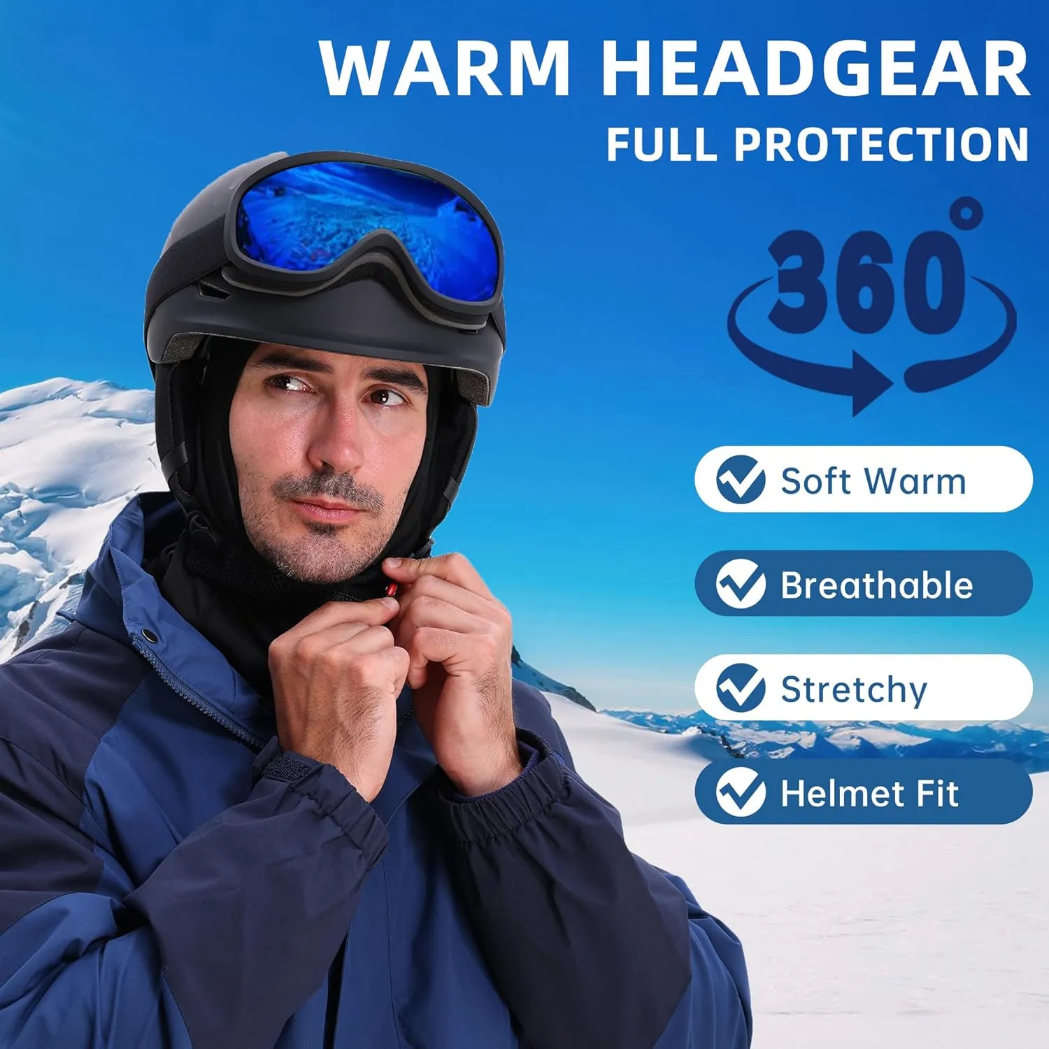 Balaclava Ski Mask for Men Cold Weather,Winter Thermal Face Mask Women for Snowboard Motorcycle Cycling