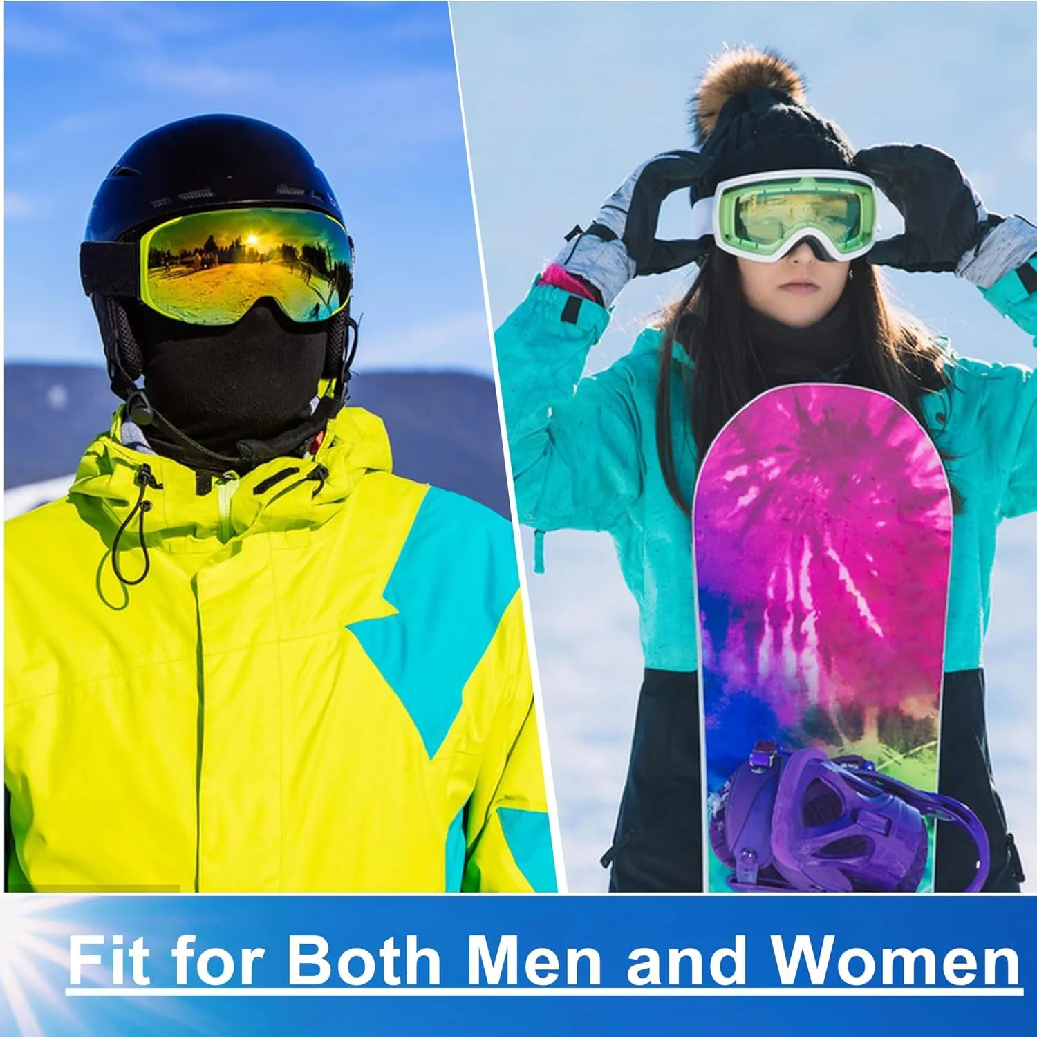 Balaclava Ski Mask for Men Cold Weather,Winter Thermal Face Mask Women for Snowboard Motorcycle Cycling
