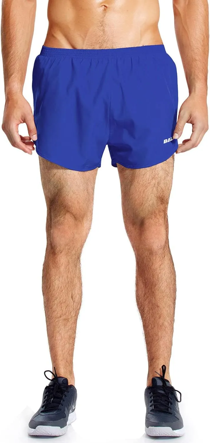 baleaf Men's 3 Running Shorts Gym Quick Dry Athletic Workout Pocket Lightweight Brief