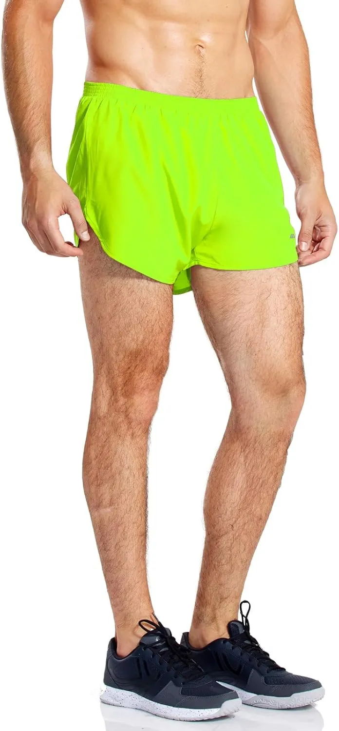baleaf Men's 3 Running Shorts Gym Quick Dry Athletic Workout Pocket Lightweight Brief