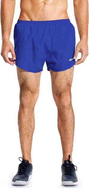 baleaf Men's 3 Running Shorts Gym Quick Dry Athletic Workout Pocket Lightweight Brief