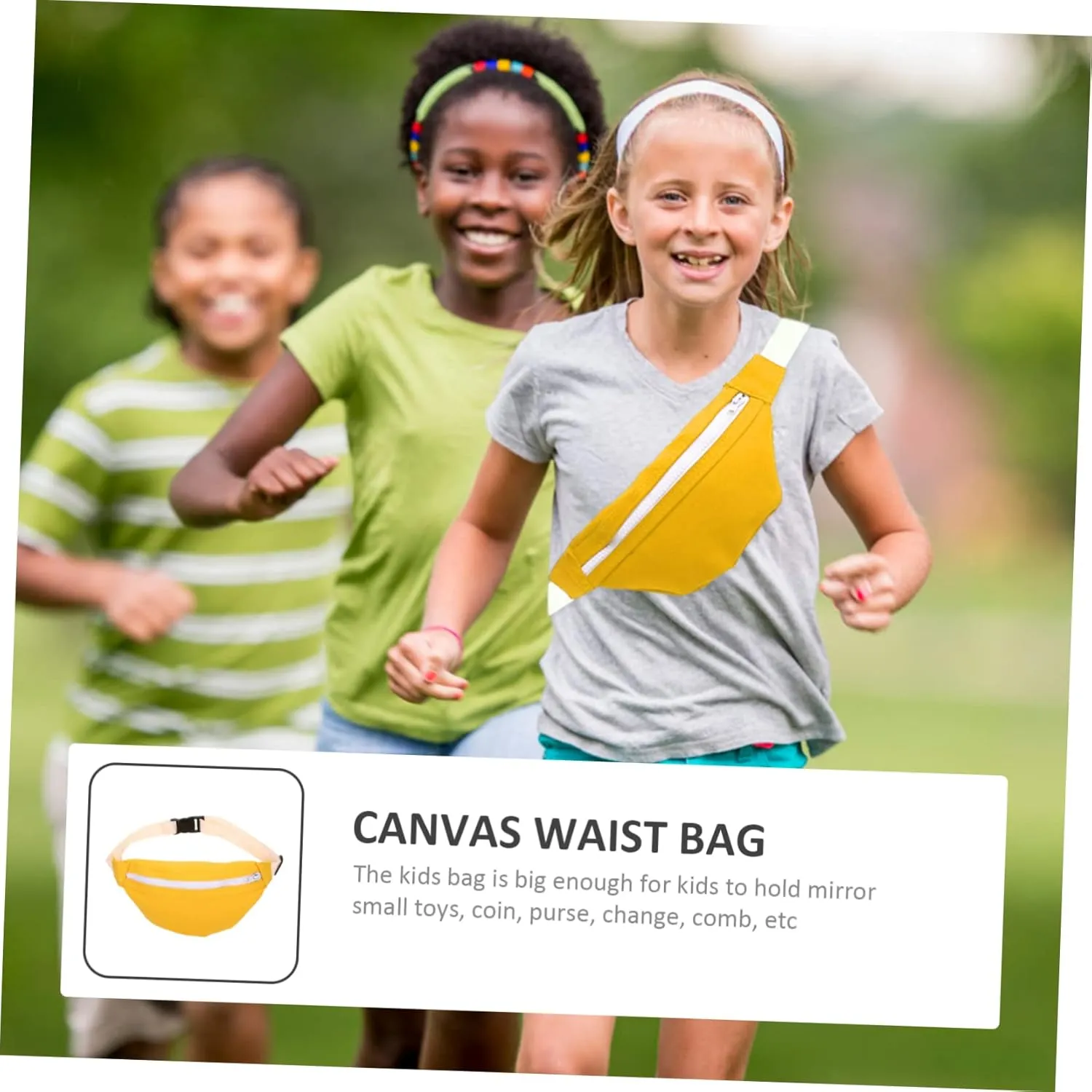 BESPORTBLE Unisex Waist Bag for Lightweight Crossbody Chest Pack Portable Storage for Coins and More Fashionable Design for Boys