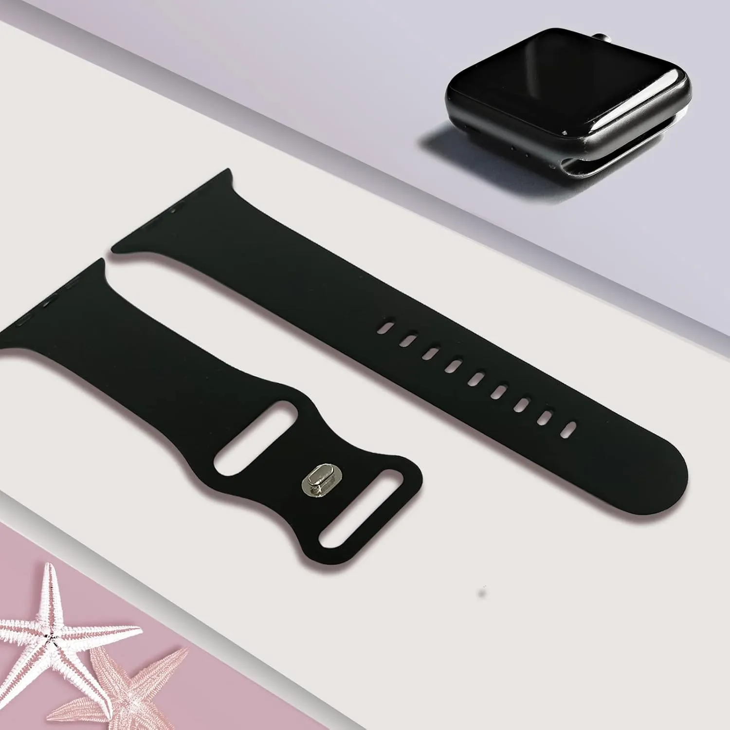 Brigtlaiff 8 Pack Bands Compatible with Apple Watch Band 38mm 40mm 41mm 42mm 44mm 45mm 46mm 49mm for Women Men, Breathable Soft Silicone Sport Strap for iWatch Series Ultra 10 9 8 7 6 5 4 3 2 1 SE