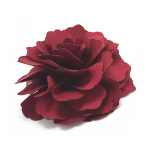 Camellias Flower Hair Clip and Brooch Pin 1 PCS(DarkRed)(A74)