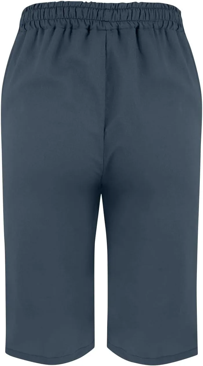 Capri Pants for Women Casual Summer Linen Cropped Pant Drawstring High Waisted Wide Leg Trouser Beach Vacation Capris