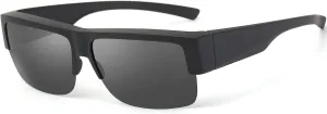CAXMAN Fit Over Glasses Sunglasses for Men & Women Polarized Lens 100% UV Protection