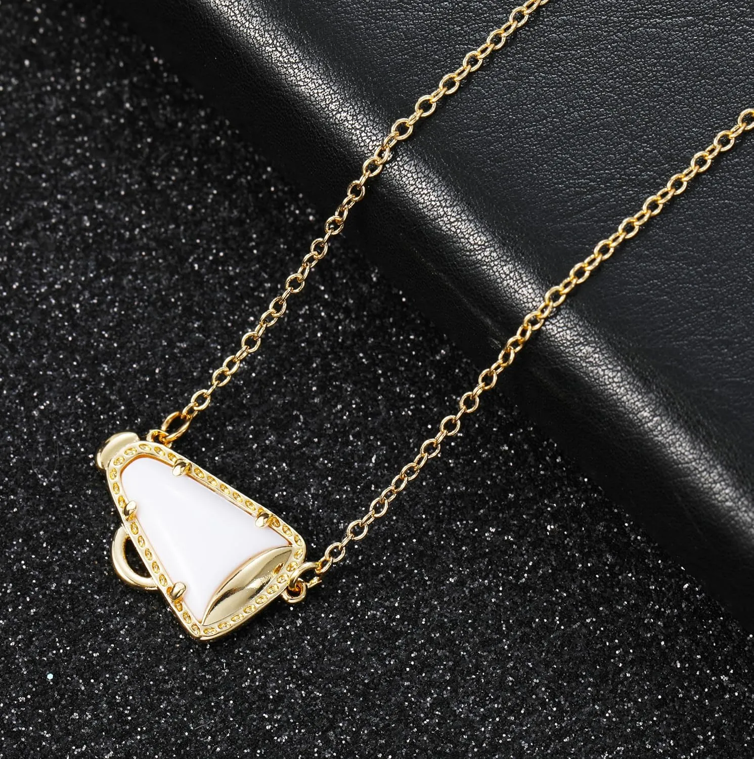 Cheer Necklace Cheerleading Necklace for Women Coach Mom Cheerleader Gift Cheerleading Accessories Stuff Cheerleading Coach Gift