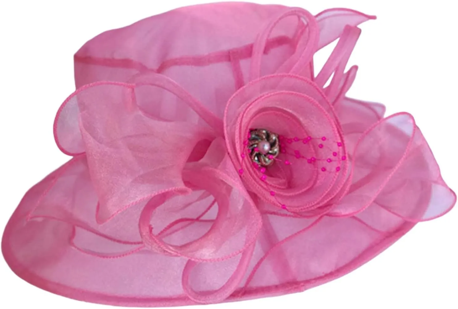 Church Hats for Women 2025 Elegant, Womens Kentucky Church Dress Derby Wedding Floral Tea Party Hat Sun Hats