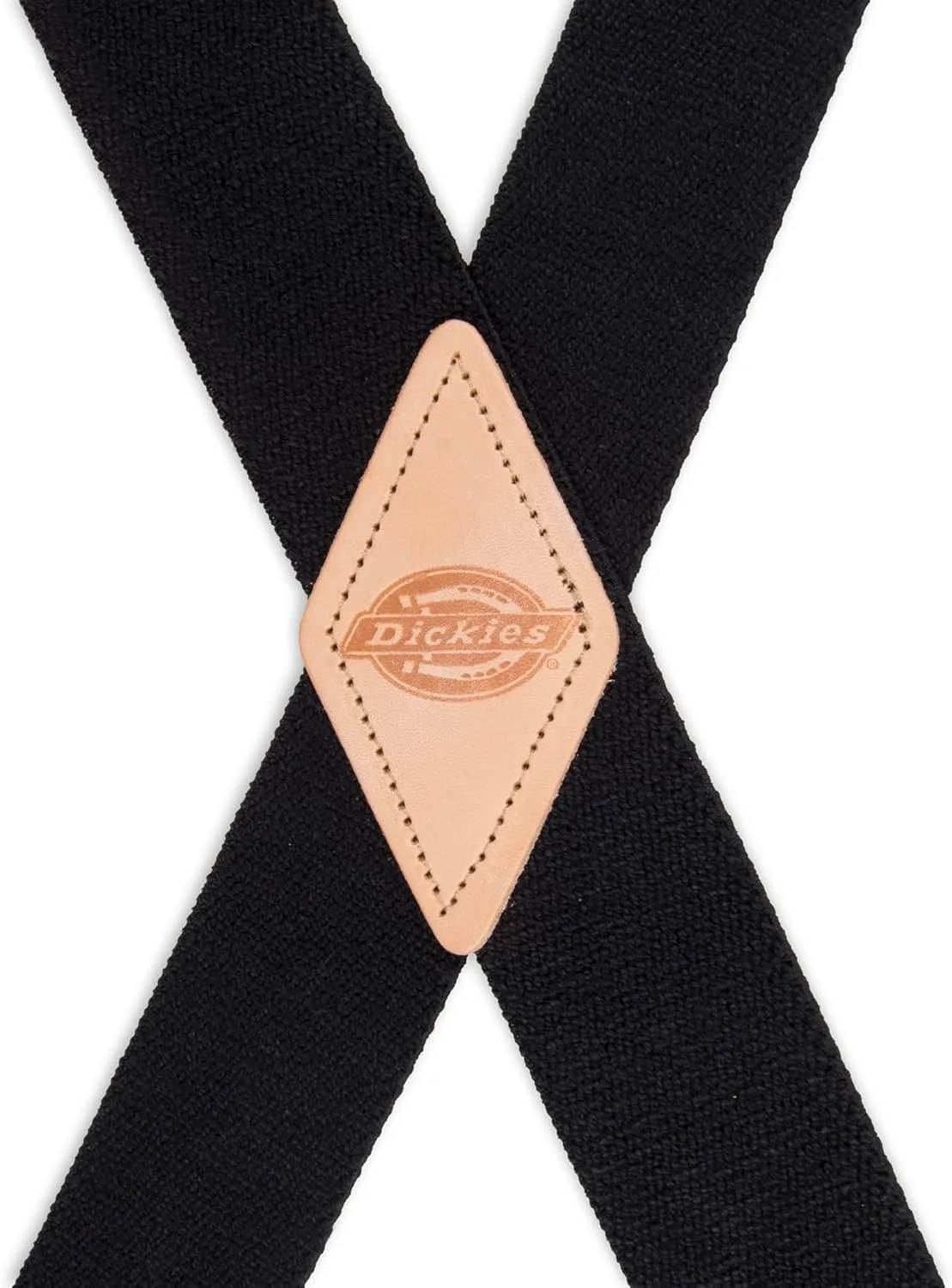 Dickies Men's 1 1/2 inch Solid Straight Clip Adjustable X Back Suspender