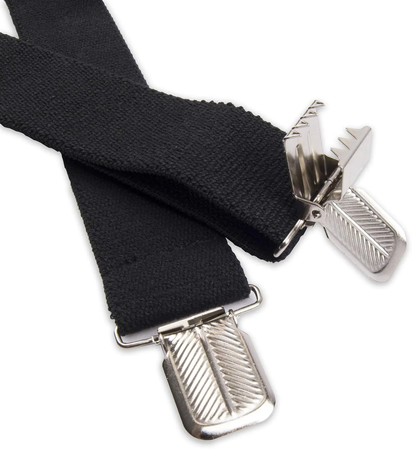 Dickies Men's 1 1/2 inch Solid Straight Clip Adjustable X Back Suspender