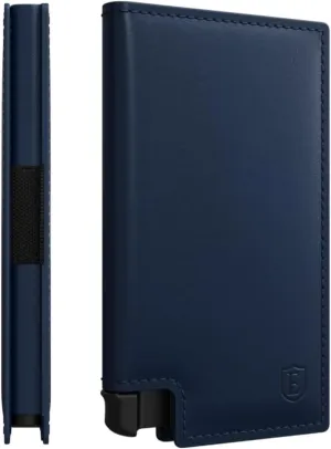 Ekster Parliament Men's Wallet | RFID Blocking Leather Minimalist Wallet | Slim Wallet for Men - Designed for Quick Card Access with Push Button