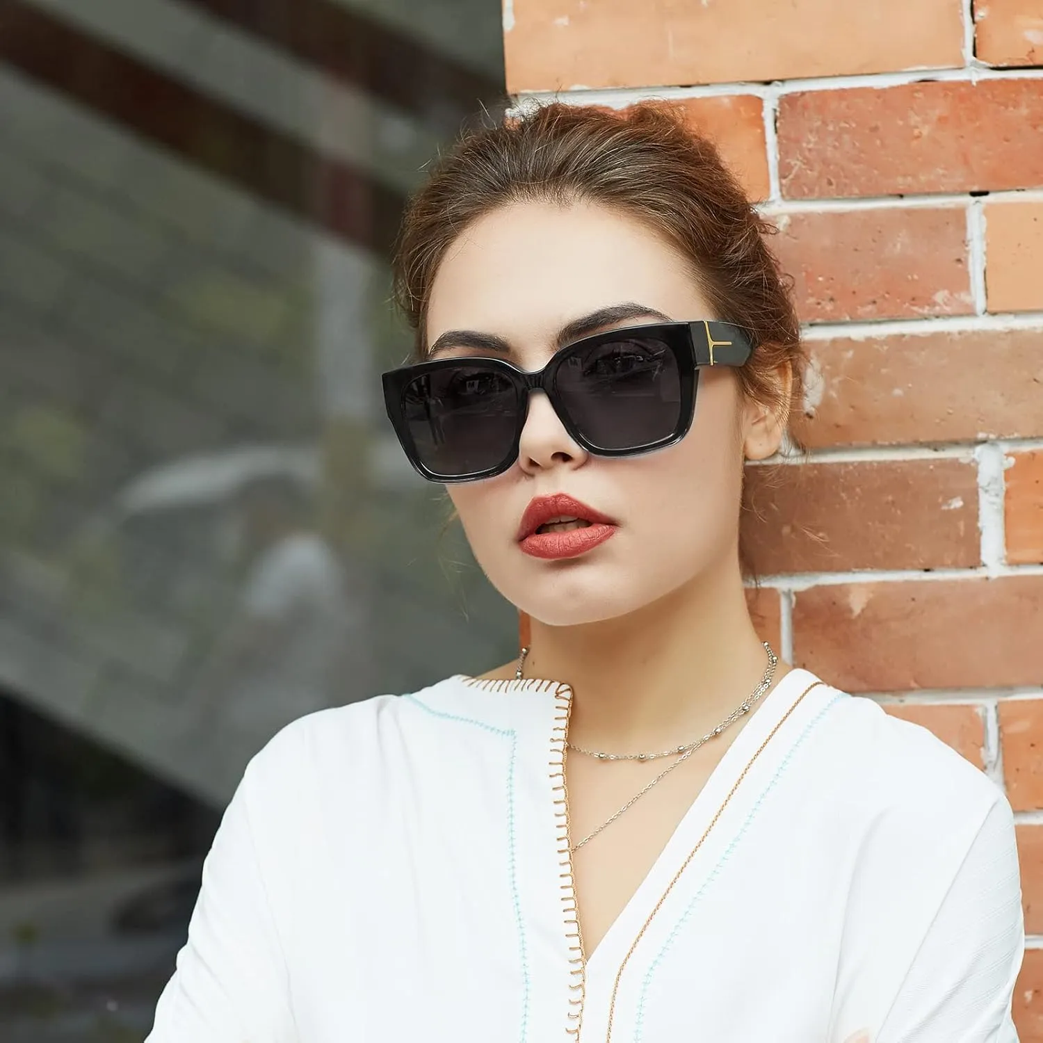 Face Shadow Polarized Sunglasses Over Glasses Women Fit Over Glasses Sunglasses Square Sunglasses UV Protection Lightweight