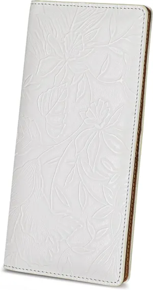 FALAN MULE Ultra Slim Thin Wallet for Women Bifold Leather RFID Blocking Designer Credit Card Holder