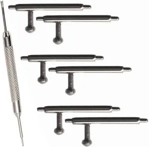 for Fitbit Inspire 2/Inspire 3 Pins/Inspire HR Pins Quick Release Spring Bars 6PCS - 10mm Stainless Steel Watch Band Pins Diameter 1.5mm   Spring Bar Tool for Fitbit Inspire/Ace 3