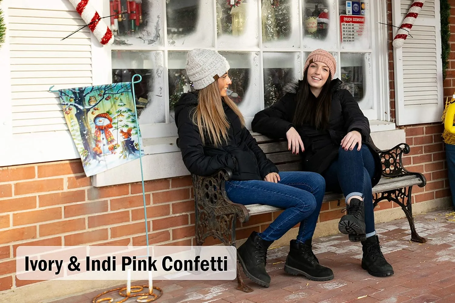 Funky Junque Cozy Pom Beanie - Stylish Winter Hat for All Seasons & Outdoor Activities