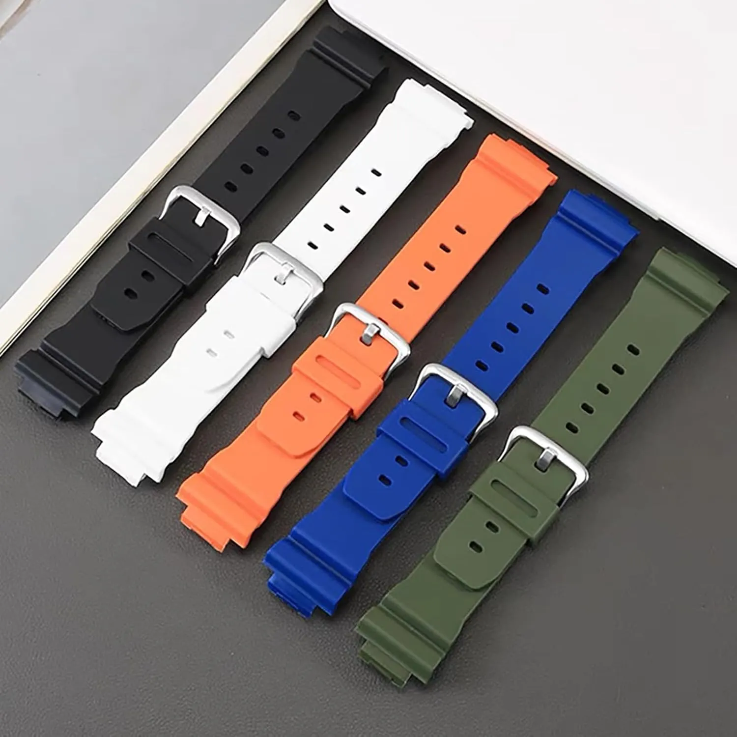 G-Shock Watch Band Replacement for Casio DW-5900 DW-6100 DW-6695 DW-6900 G-6900 GW-M5610 DW-5600E GW-6900