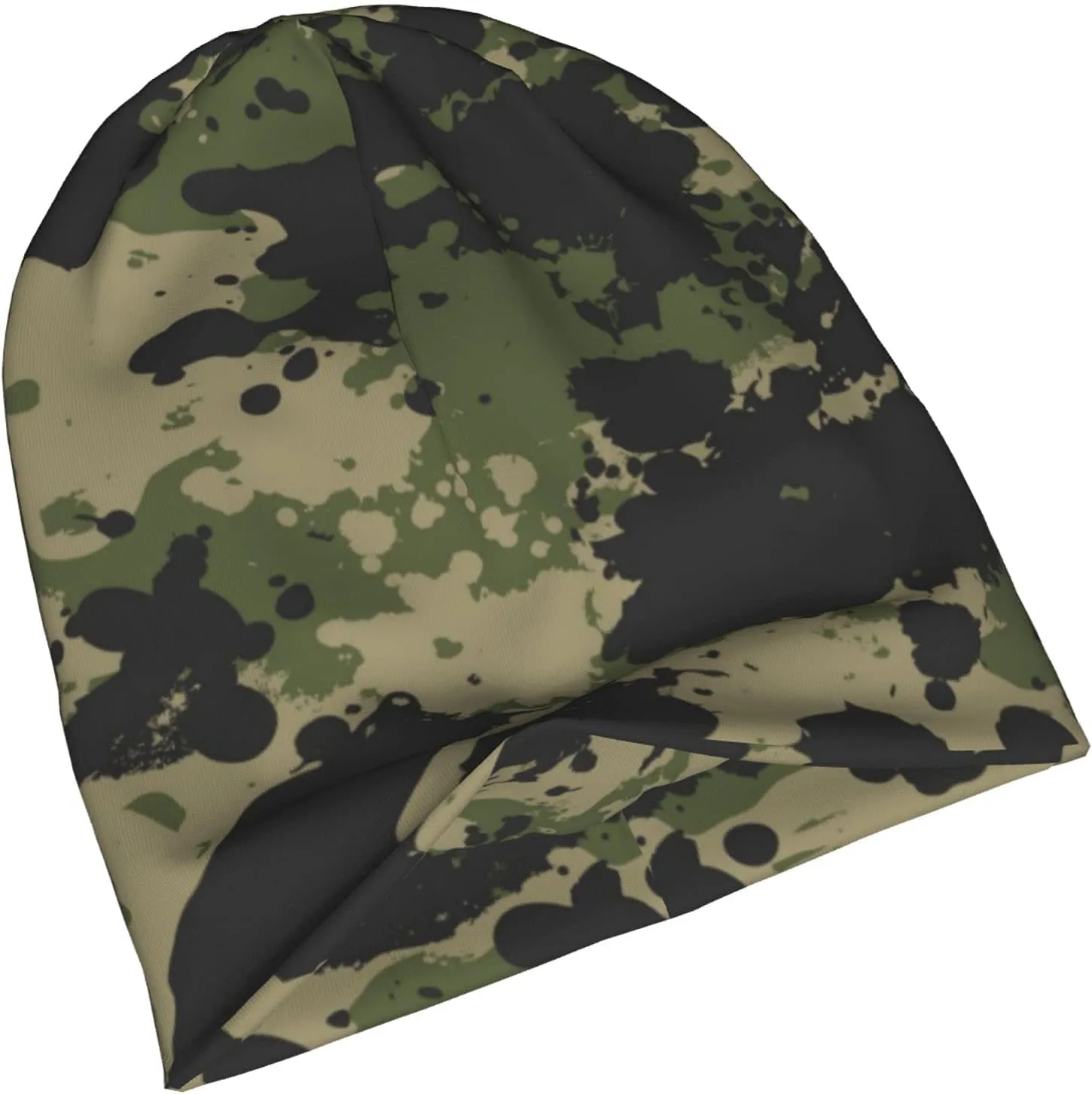 Gamepad Print Slouchy Beanie Skull Caps Chemo Hats Baggy Headwear for Men Women Jogging Cycling