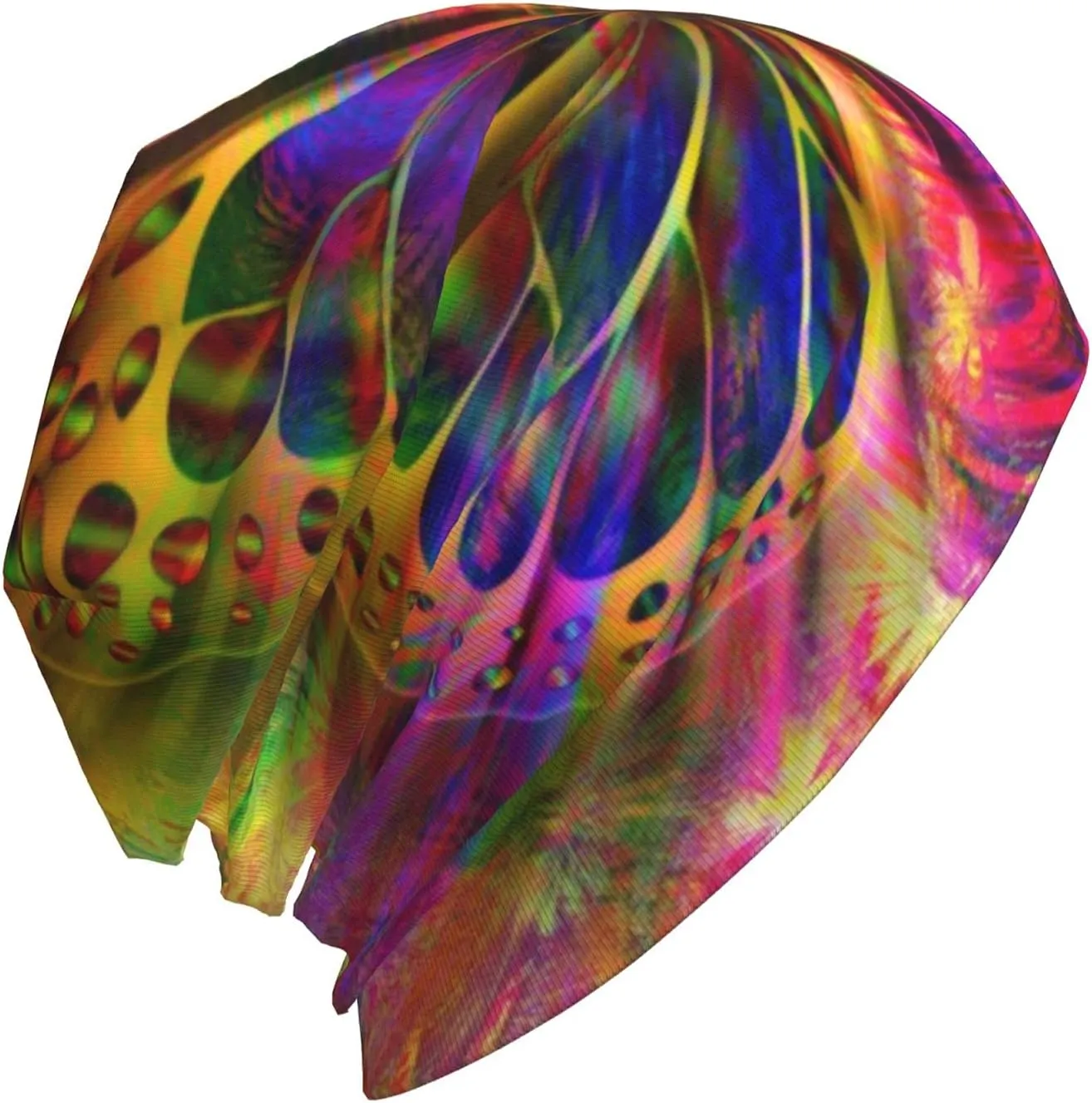 Gamepad Print Slouchy Beanie Skull Caps Chemo Hats Baggy Headwear for Men Women Jogging Cycling