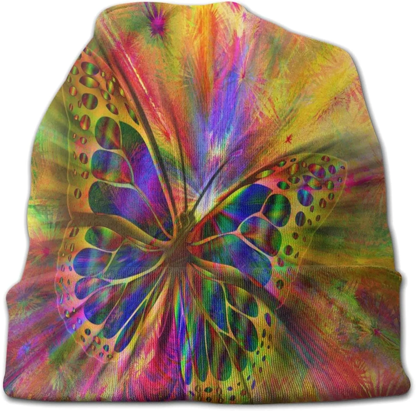 Gamepad Print Slouchy Beanie Skull Caps Chemo Hats Baggy Headwear for Men Women Jogging Cycling