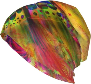 Gamepad Print Slouchy Beanie Skull Caps Chemo Hats Baggy Headwear for Men Women Jogging Cycling