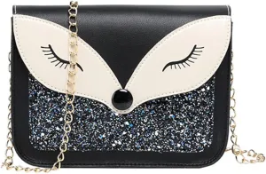 Girls Chain Shoulder Bag, Princess Handbag With Detachable Three-Layer Mezzanine - Birthday Gift