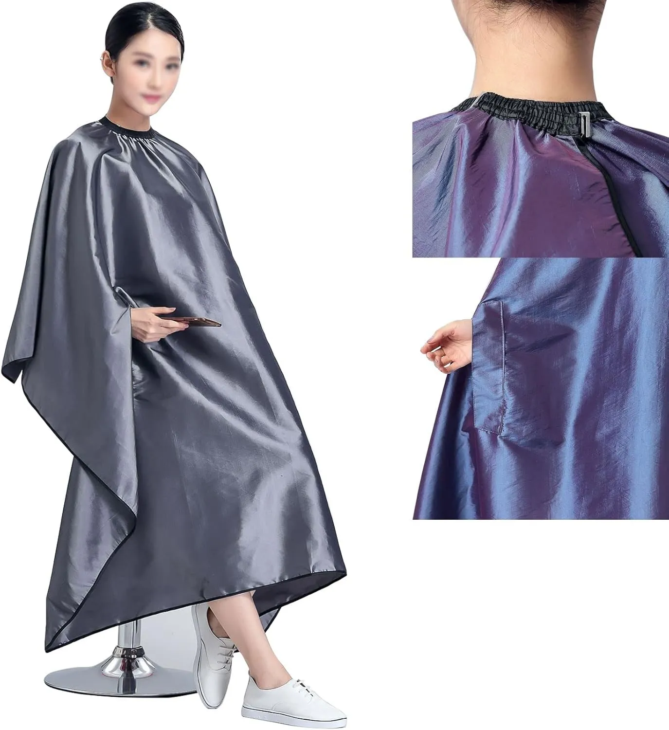 Hair Cutting Cape Salon Capes for Clients with Hand Holes Waterproof Capes for Hair Stylist Hair Cut Cape Hair Dye Cape