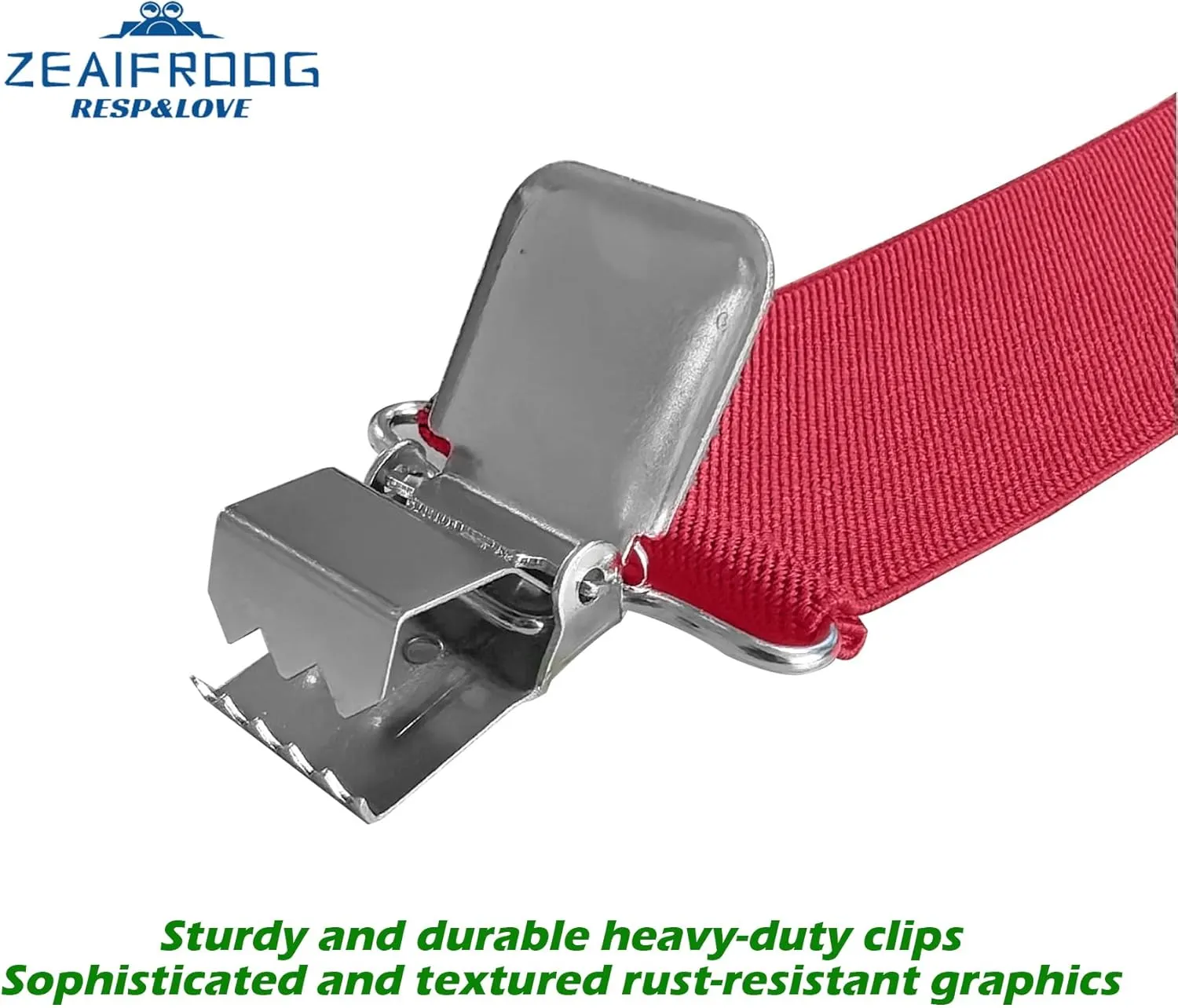 Heavy Duty Mens Suspenders.X-Shaped 2 Wide Strong Clips Suspenders For Men Women.