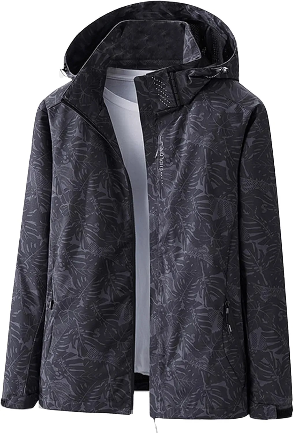 Jackets for Men Men's Bomber Jacket Lightweight Windbreaker Flight Jacket Zip Up Active Coat Spring Fall Outwear