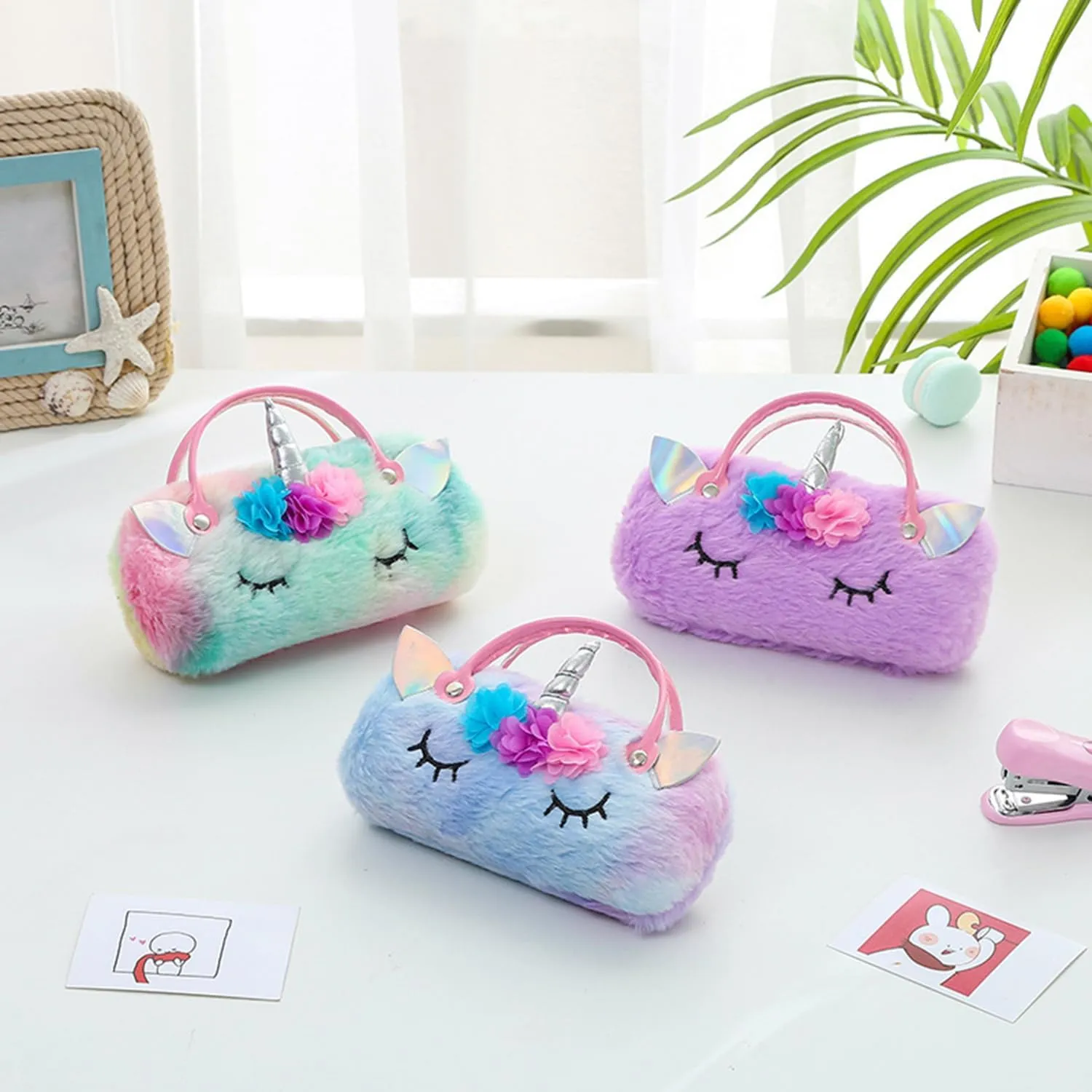 K Storage Bag for Kids Eyeglasses Case Soft Girls Sunglasses Eyeglass Glasses Case with Handle