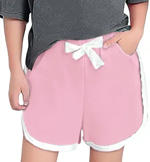 Kids Athletic Shorts Drawstring Toddler Girls Boys Joggers Shorts Summer Gym Basketball Sports Pants Elastic Waist