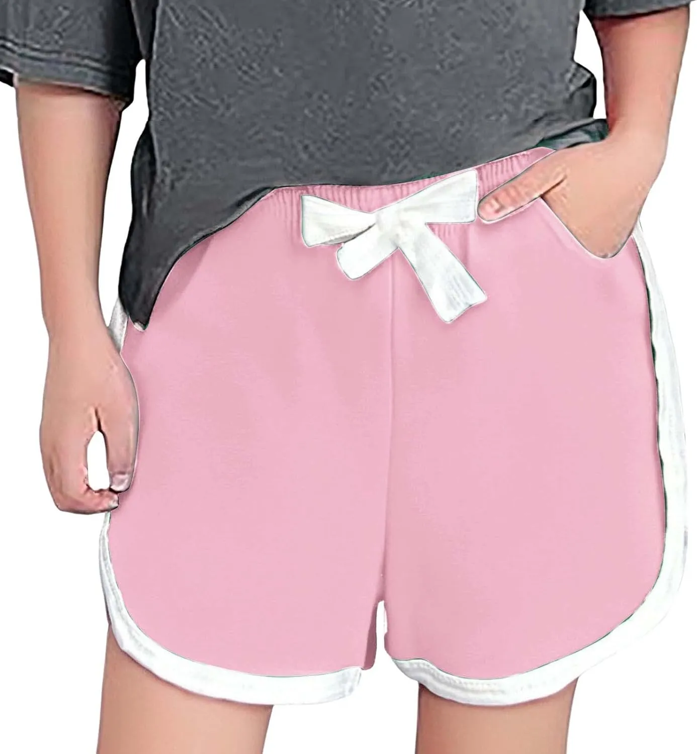 Kids Athletic Shorts Drawstring Toddler Girls Boys Joggers Shorts Summer Gym Basketball Sports Pants Elastic Waist