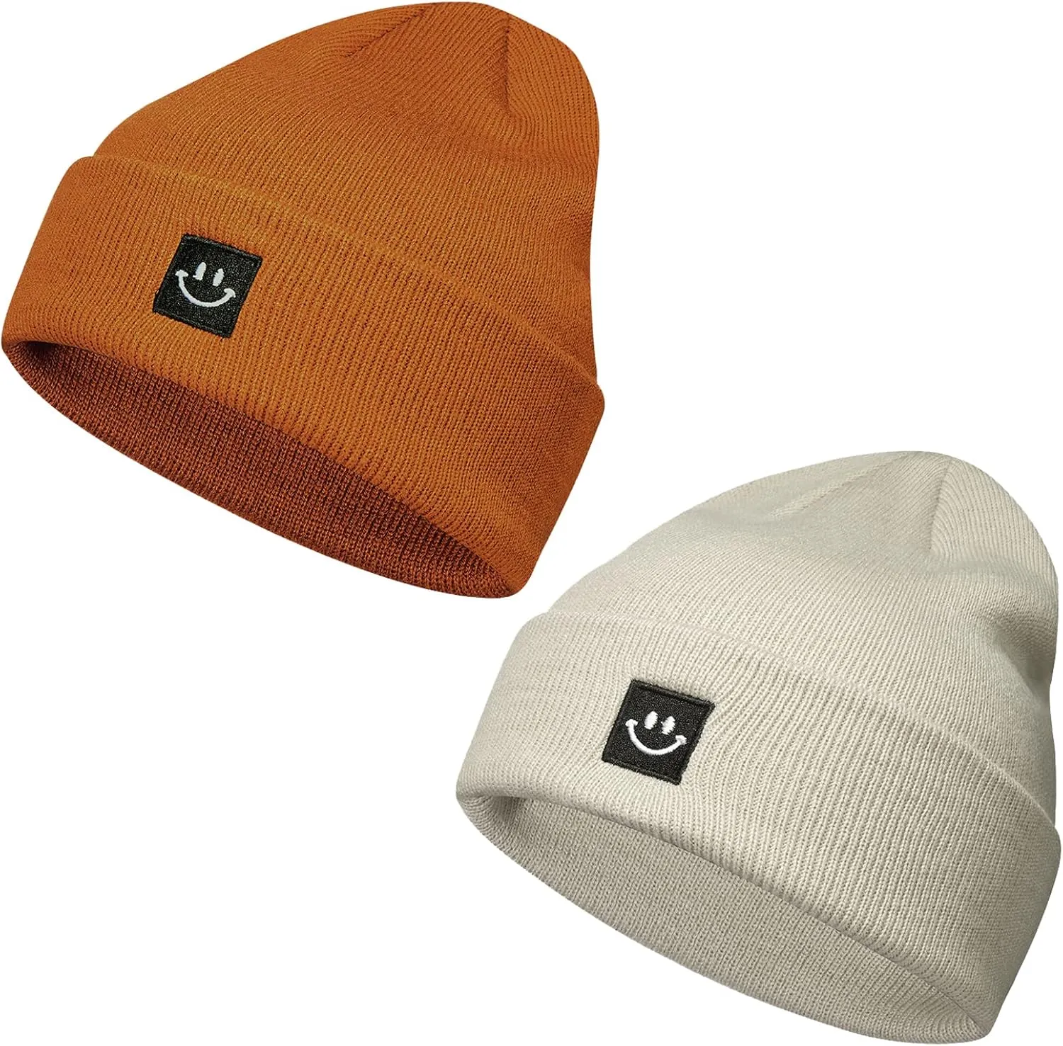 Knit Beanie Hat for Men/Women 2Pack