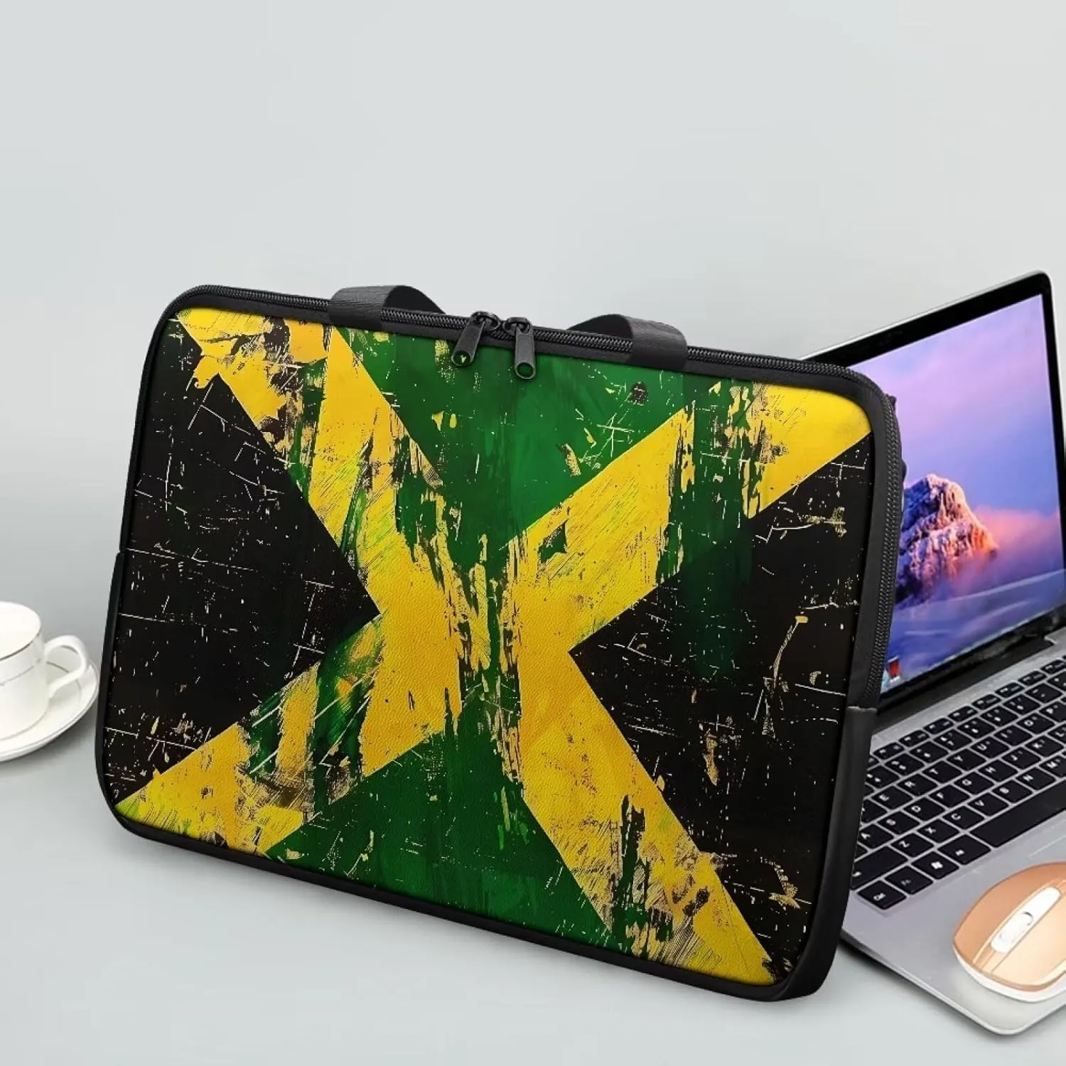 Laptop Sleeve Case Travel Laptop Bag with Handle Shockproof Carrying Briefcase Large Capacity Tablet Bag