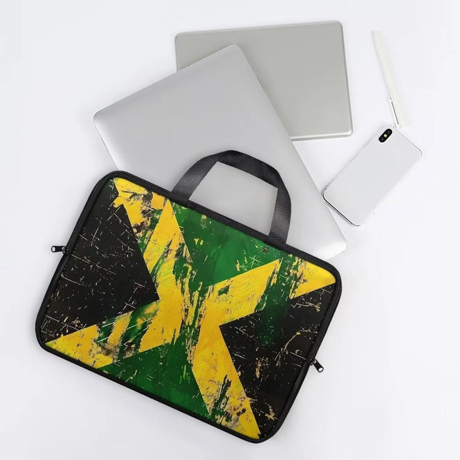 Laptop Sleeve Case Travel Laptop Bag with Handle Shockproof Carrying Briefcase Large Capacity Tablet Bag