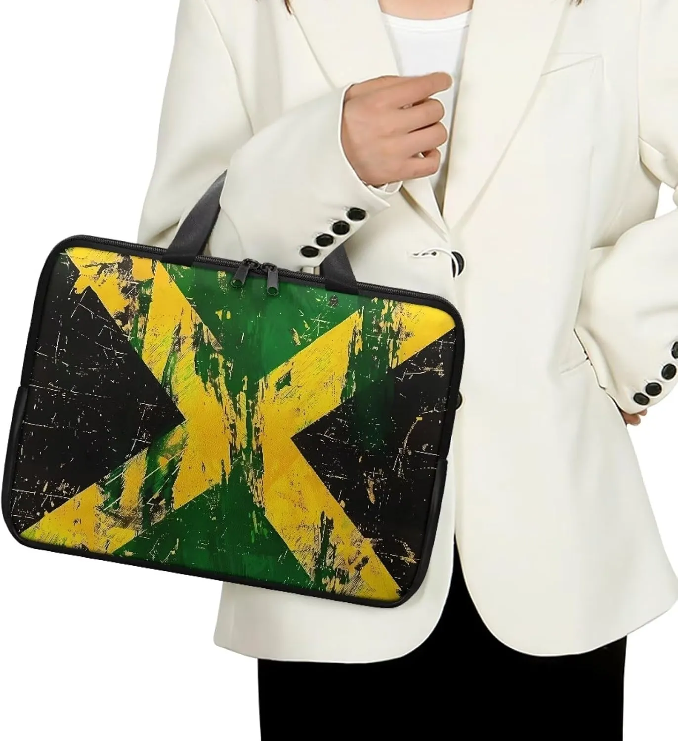 Laptop Sleeve Case Travel Laptop Bag with Handle Shockproof Carrying Briefcase Large Capacity Tablet Bag