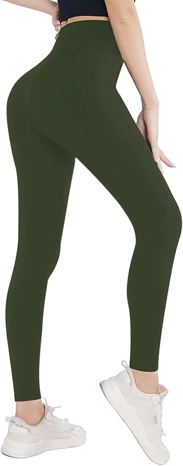 Leggings for Women Tummy Control Yoga Leggings Soft Workout Leggings High Waisted Compression Leggings for Running