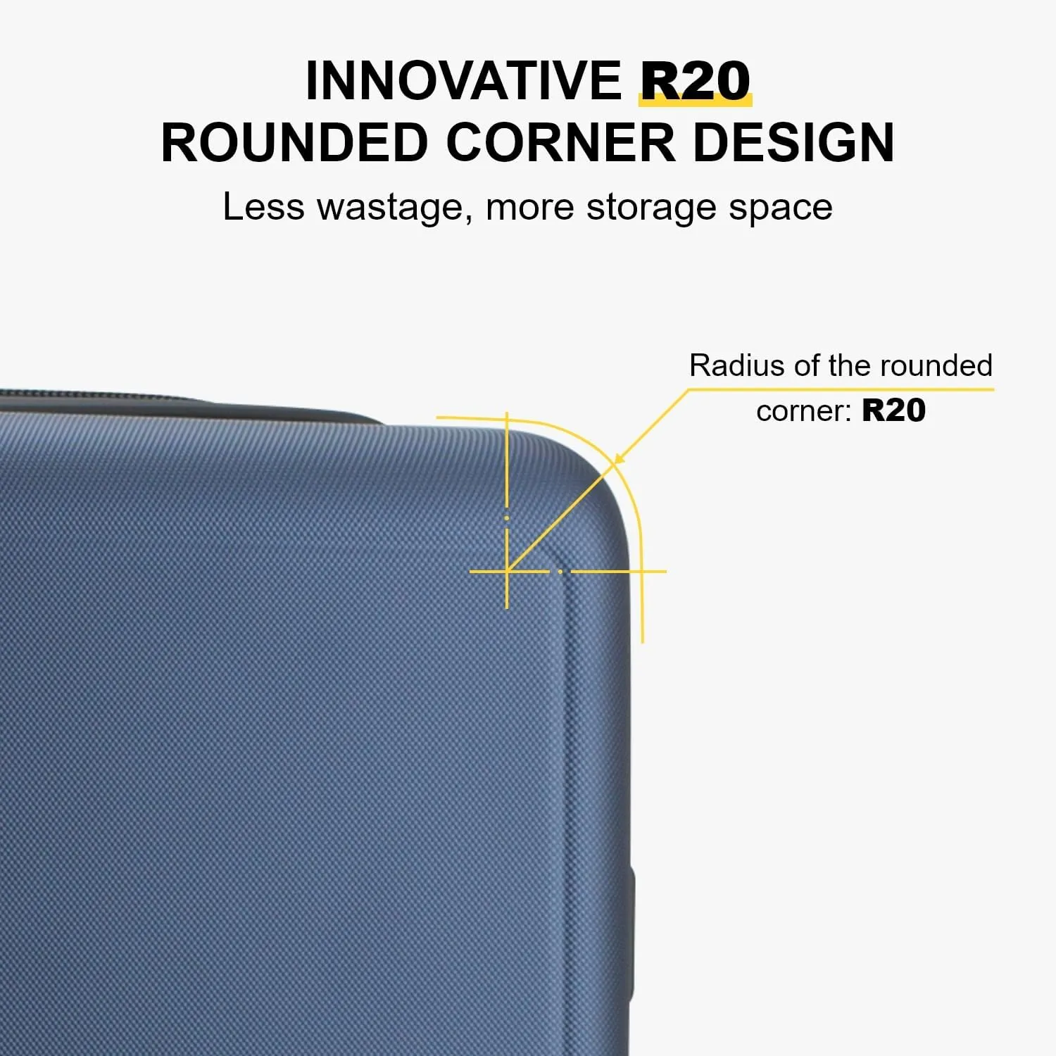 LEVEL8 Carry on Luggage Airline Approved, Small Carry on Suitcases with Wheels, Lightweight Hardside Textured Luggage for Travel, Tsa Approved, 20-Inch, Navy
