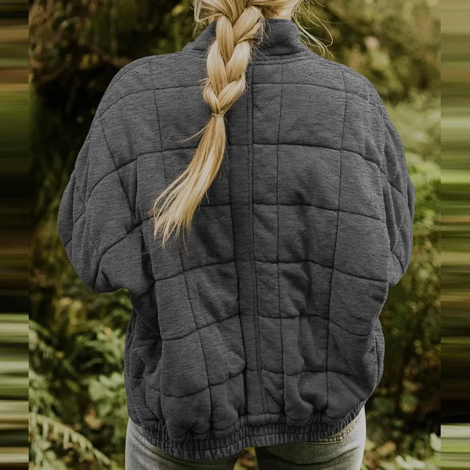 Maxi Down Parka Puffer Coat Long Sleeve Button Up Fuzzy Lined Outerwear Fall Casual Winter Womens Puffer Coat with