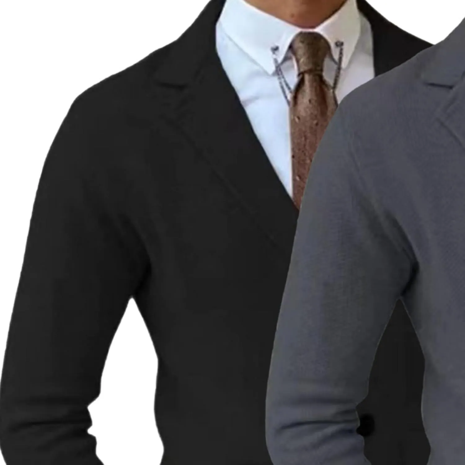 Men Blazer Knit Cardigan Shawl Collar Button Blazer Cardigan Shawl Collar Buttons Knit Cardigan Sweater