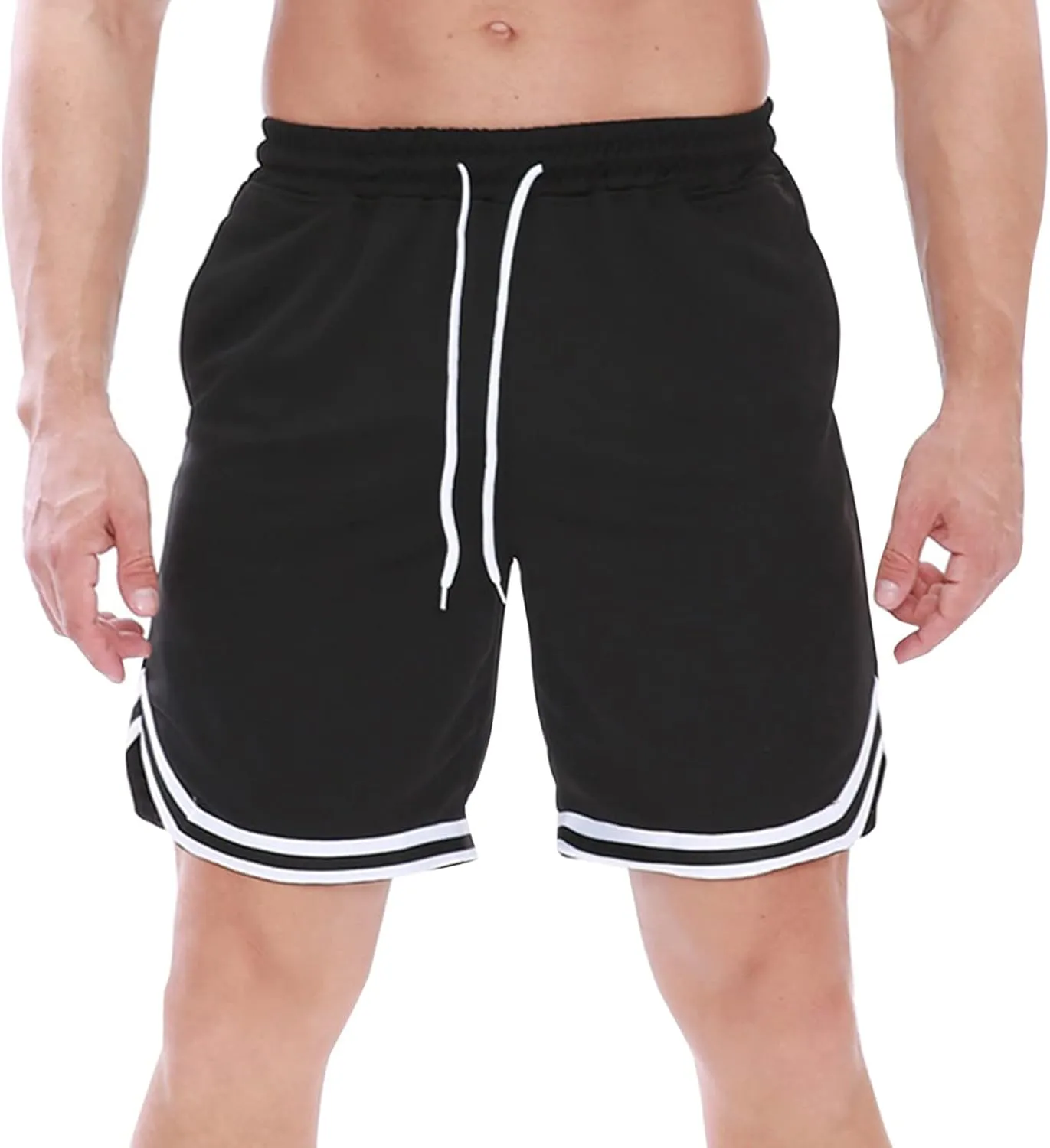 Men's Stretch Tactical Shorts Loose Fit Cotton Ripstop Cargo Shorts Outdoor Lightweight Work Hiking Pants with Pocket