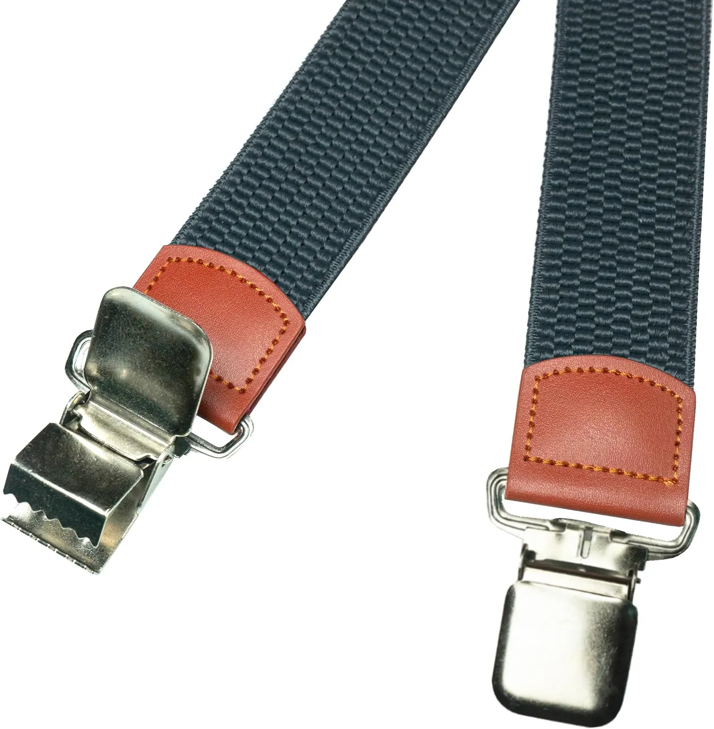 Mens Suspender with Very Strong Metal Clips 3.8cm Wide Heavy Duty Suspender