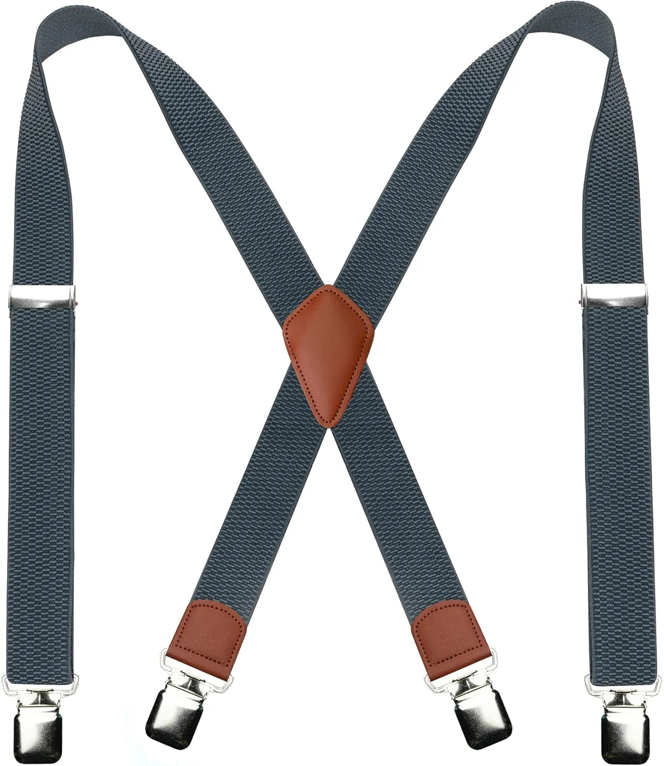 Mens Suspender with Very Strong Metal Clips 3.8cm Wide Heavy Duty Suspender